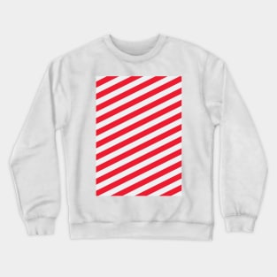 Liverpool Red and Yellow  Angled Stripes Crewneck Sweatshirt